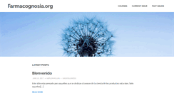 Desktop Screenshot of farmacognosia.org