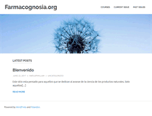 Tablet Screenshot of farmacognosia.org
